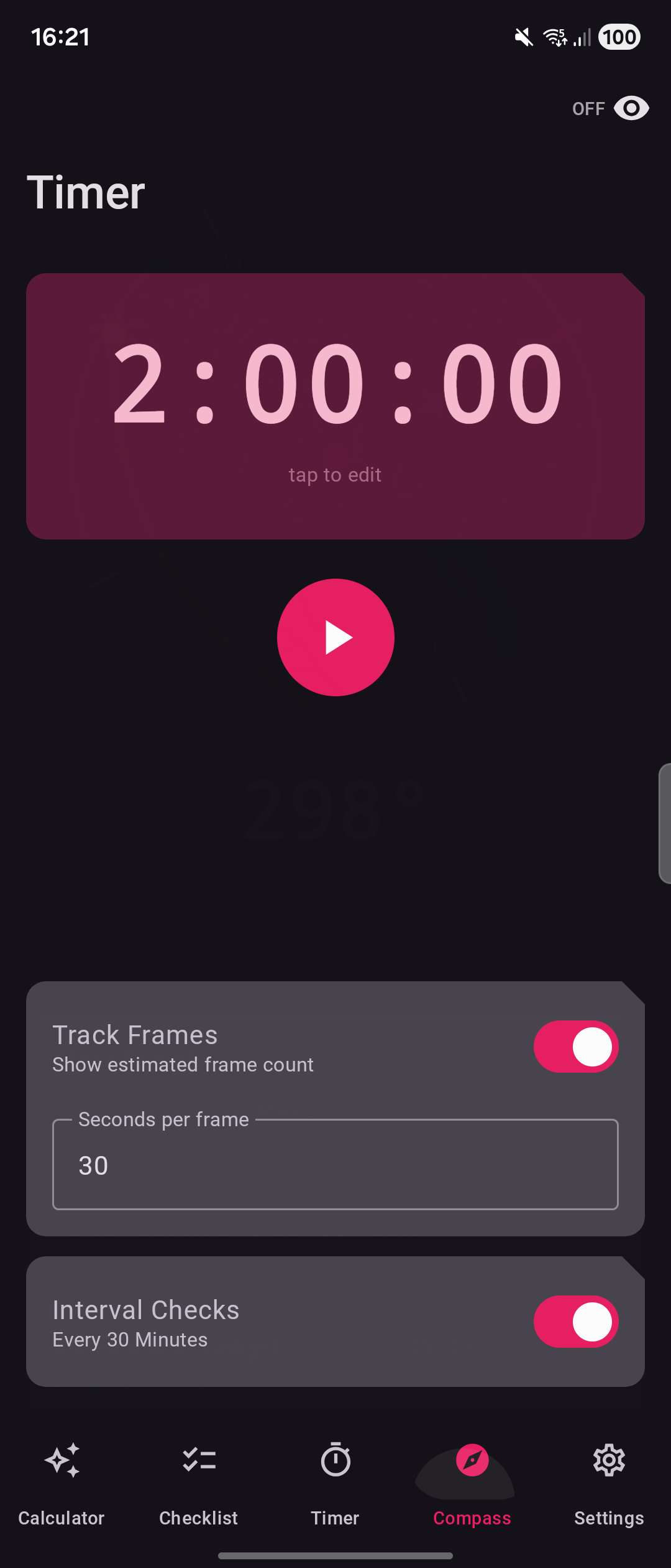 Sidereal Timer - Astrophotography interval timer
